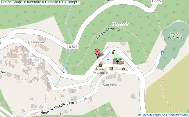 plan Chapelle Funéraire à Campile (2b) Campile Campile