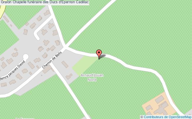 plan Chapelle Funéraire Des Ducs D'epernon Cadillac Cadillac