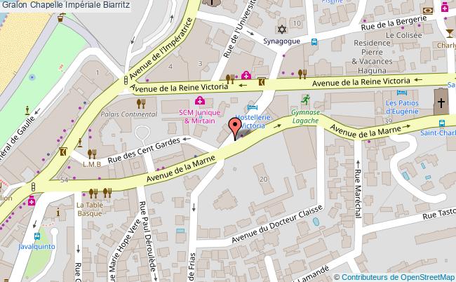 plan Chapelle Impériale Biarritz Biarritz