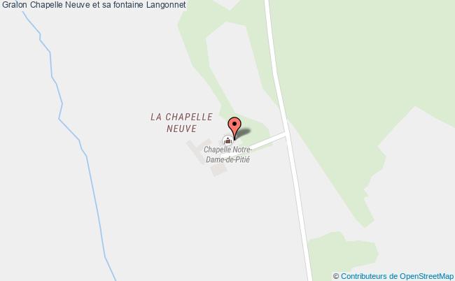plan Chapelle Neuve Et Sa Fontaine Langonnet Langonnet