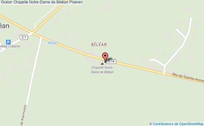 plan Chapelle Notre-dame De Béléan Ploeren Ploeren