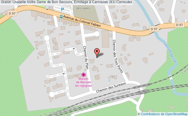 Chapelle Notre Dame de Bon Secours, Ermitage à Carnoules (83)