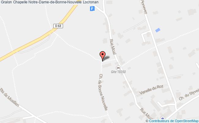 plan Chapelle Notre-dame-de-bonne-nouvelle Locronan Locronan