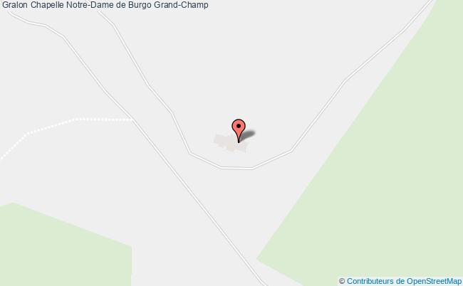 plan Chapelle Notre-dame De Burgo Grand-champ Grand-Champ