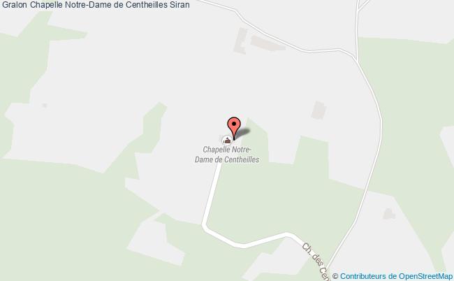 plan Chapelle Notre-dame De Centheilles Siran Siran