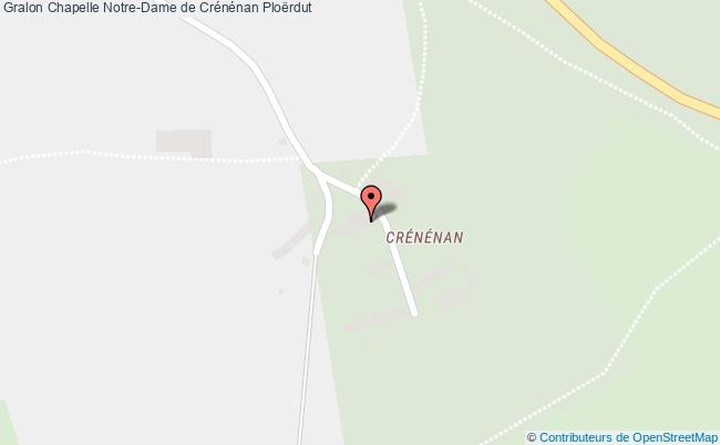 plan Chapelle Notre-dame De Crénénan Ploërdut Ploërdut