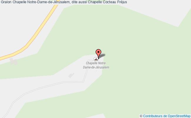 plan Chapelle Notre-dame-de-jérusalem, Dite Aussi Chapelle Cocteau Fréjus Fréjus