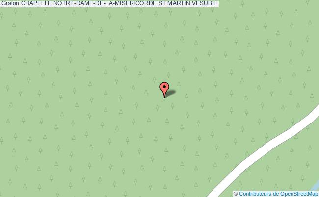 plan Chapelle Notre-dame-de-la-misericorde St Martin Vesubie ST MARTIN VESUBIE