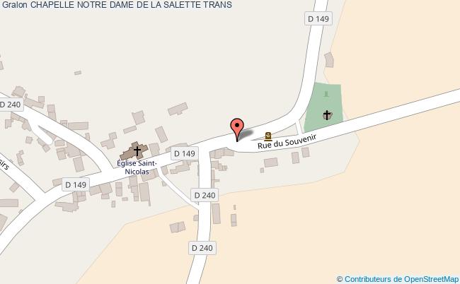 plan Chapelle Notre Dame De La Salette Trans TRANS