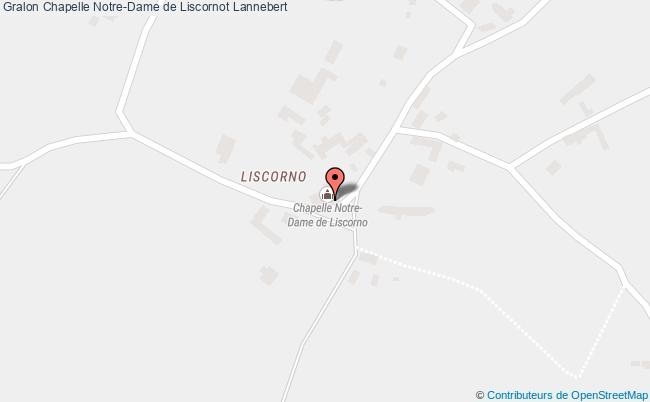 plan Chapelle Notre-dame De Liscornot Lannebert Lannebert