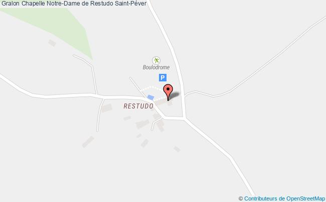 plan Chapelle Notre-dame De Restudo Saint-péver Saint-Péver