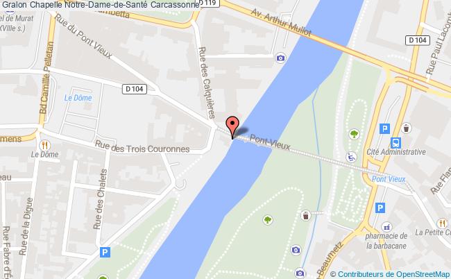 plan Chapelle Notre-dame-de-santé Carcassonne Carcassonne