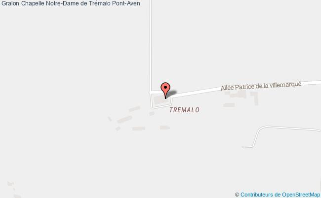 plan Chapelle Notre-dame De Trémalo Pont-aven Pont-Aven