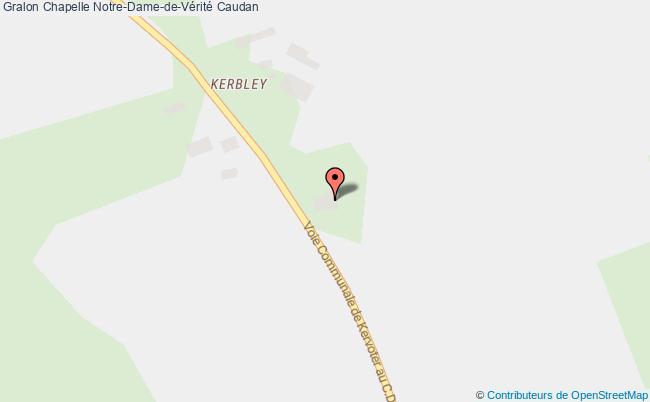 plan Chapelle Notre-dame-de-vérité Caudan Caudan