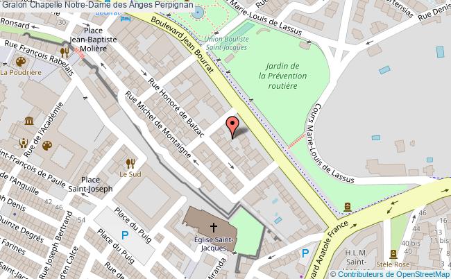 plan Chapelle Notre-dame Des Anges Perpignan Perpignan