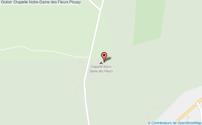 plan Chapelle Notre-dame Des Fleurs Plouay Plouay