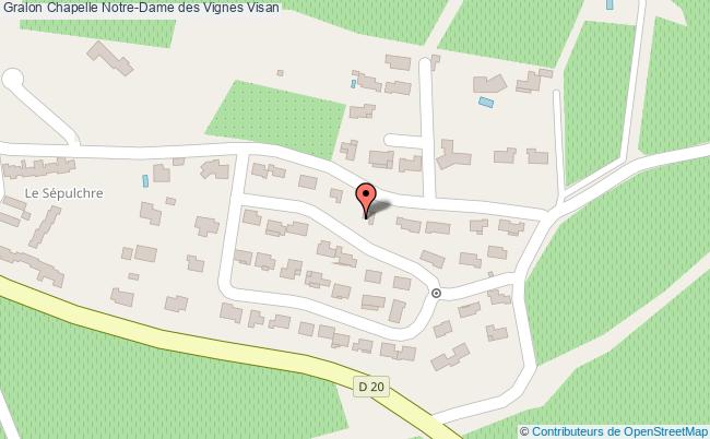 plan Chapelle Notre-dame Des Vignes Visan Visan