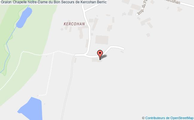 plan Chapelle Notre-dame Du Bon Secours De Kercohan Berric Berric