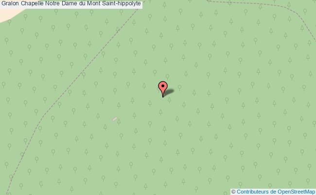 plan Chapelle Notre Dame Du Mont Saint-hippolyte Saint-hippolyte