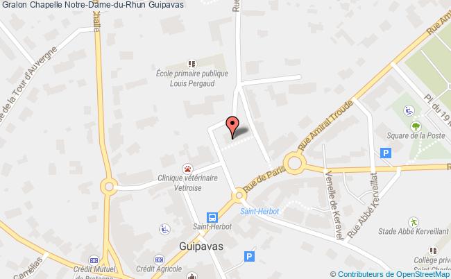 plan Chapelle Notre-dame-du-rhun Guipavas Guipavas