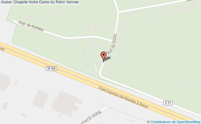 plan Chapelle Notre-dame Du Rohic Vannes Vannes
