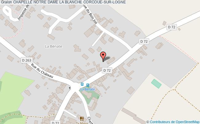 plan Chapelle Notre Dame La Blanche Corcoue-sur-logne CORCOUE-SUR-LOGNE