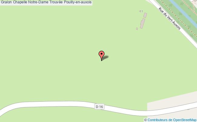 plan Chapelle Notre-dame Trouvée Pouilly-en-auxois Pouilly-en-auxois