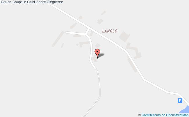 plan Chapelle Saint-andré Cléguérec Cléguérec