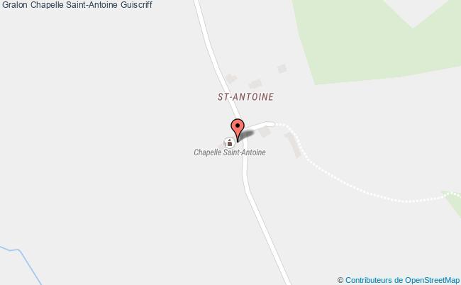 plan Chapelle Saint-antoine Guiscriff Guiscriff