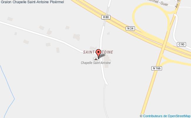 plan Chapelle Saint-antoine Ploërmel Ploërmel