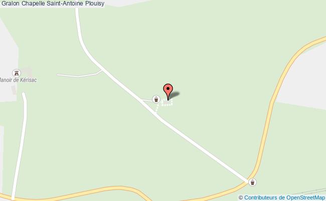 plan Chapelle Saint-antoine Plouisy Plouisy