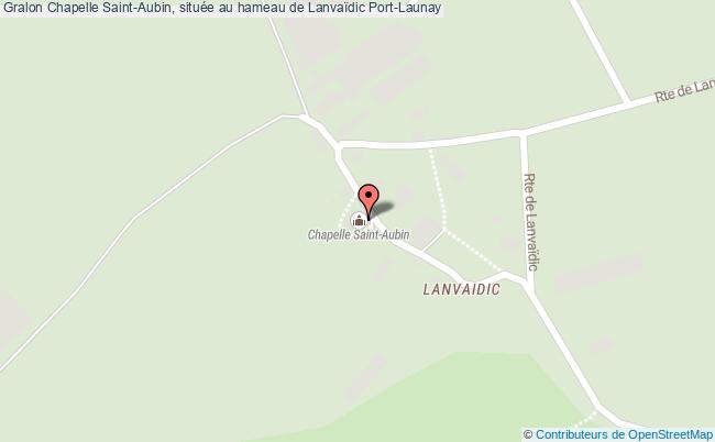 plan Chapelle Saint-aubin, Située Au Hameau De Lanvaïdic Port-launay Port-Launay