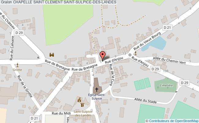 plan Chapelle Saint Clement Saint-sulpice-des-landes SAINT-SULPICE-DES-LANDES