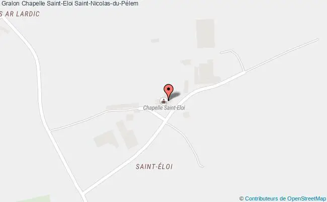 plan Chapelle Saint-eloi Saint-nicolas-du-pélem Saint-Nicolas-du-Pélem