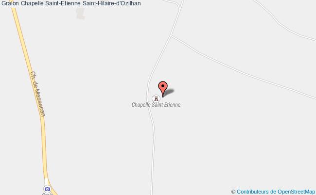 plan Chapelle Saint-etienne Saint-hilaire-d'ozilhan Saint-Hilaire-d'Ozilhan