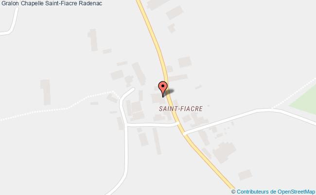 plan Chapelle Saint-fiacre Radenac Radenac