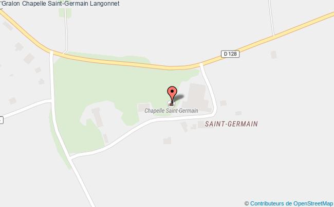 plan Chapelle Saint-germain Langonnet Langonnet
