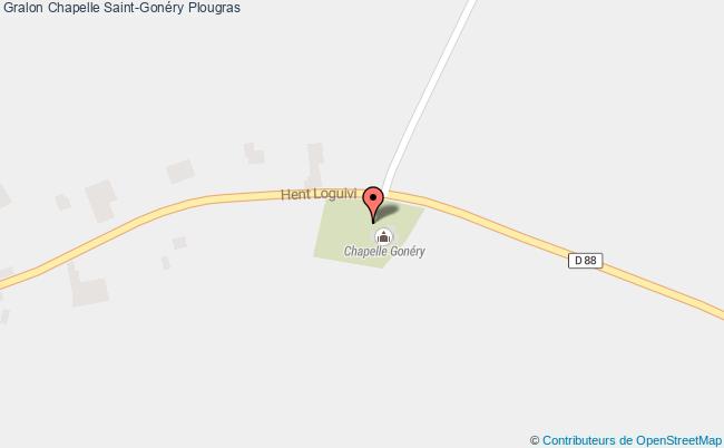 plan Chapelle Saint-gonéry Plougras Plougras