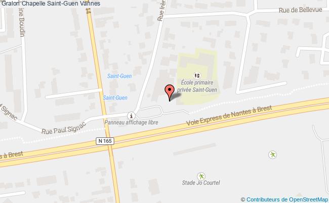 plan Chapelle Saint-guen Vannes Vannes