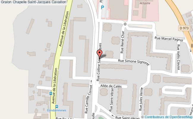 plan Chapelle Saint-jacques Cavaillon Cavaillon