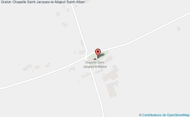 plan Chapelle Saint-jacques-le-majeur Saint-alban Saint-Alban