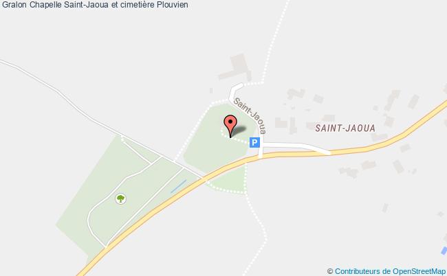 plan Chapelle Saint-jaoua Et Cimetière Plouvien Plouvien