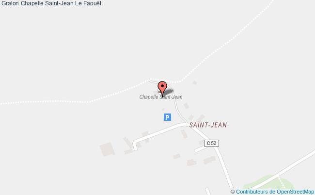 plan Chapelle Saint-jean Le Faouët Le Faouët