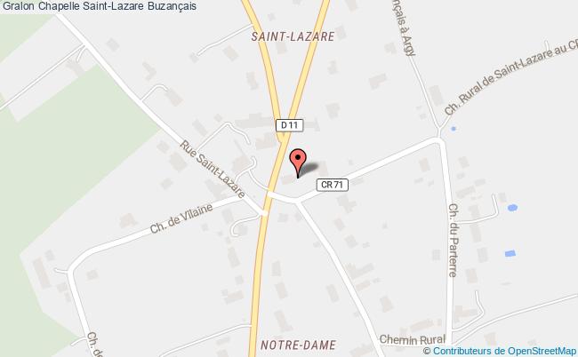 plan Chapelle Saint-lazare Buzançais Buzançais