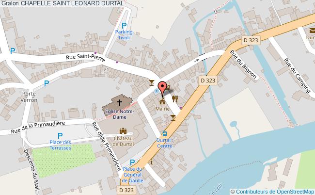 plan Chapelle Saint Leonard Durtal DURTAL
