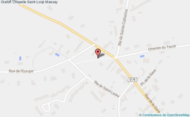 plan Chapelle Saint-loup Massay Massay