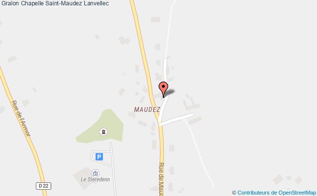 plan Chapelle Saint-maudez Lanvellec Lanvellec