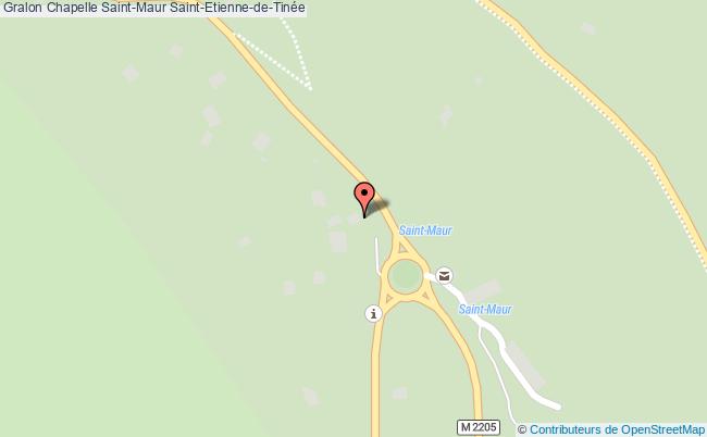 plan Chapelle Saint-maur Saint-etienne-de-tinée Saint-Etienne-de-Tinée