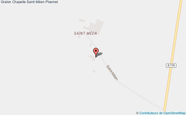 plan Chapelle Saint-méen Ploemel Ploemel