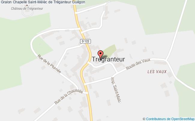 plan Chapelle Saint-mélèc De Tréganteur Guégon Guégon